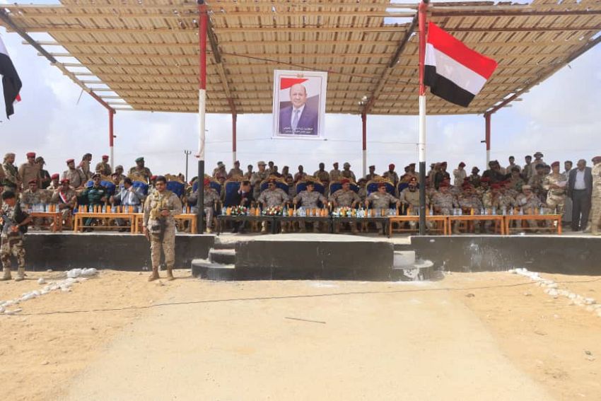 وزير الدفاع يتفقد أوضاع وجاهزية محور الغيضة العسكري