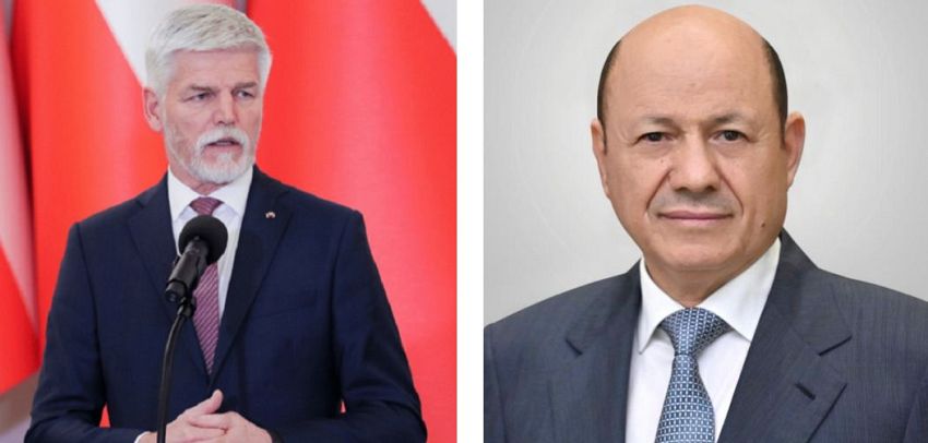 الرئيس العليمي يتلقى برقية تهنئة من الرئيس التشيكي بمناسبة العيد الوطني للجمهورية اليمنية