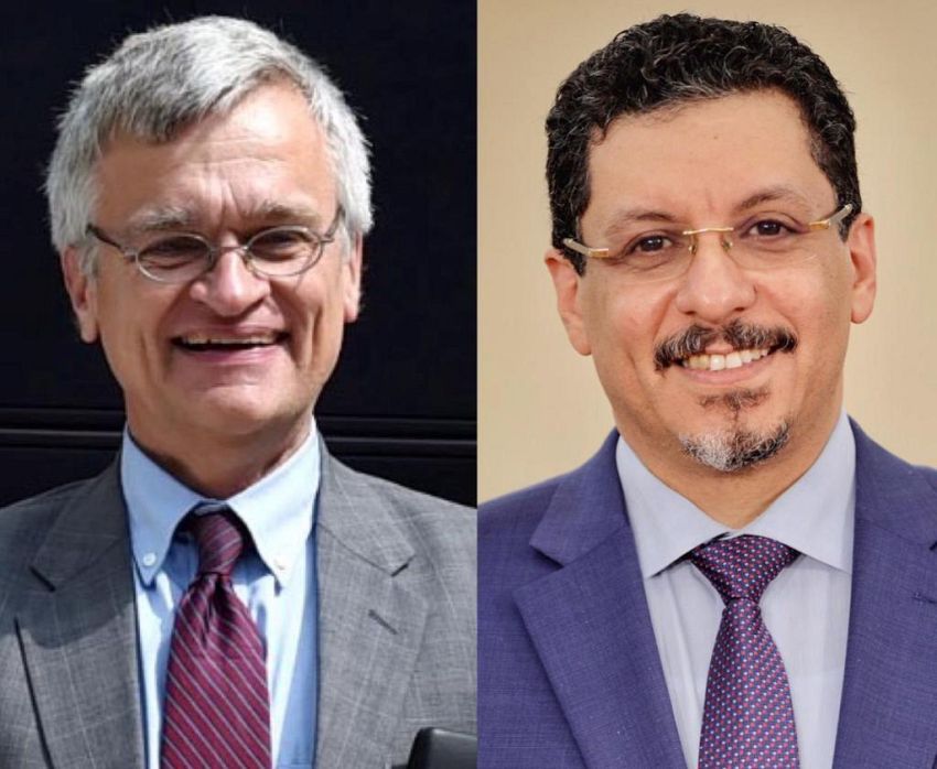 بن مبارك يناقش مع المبعوث السويدي العدوان الحوثي على المنشآت النفطية