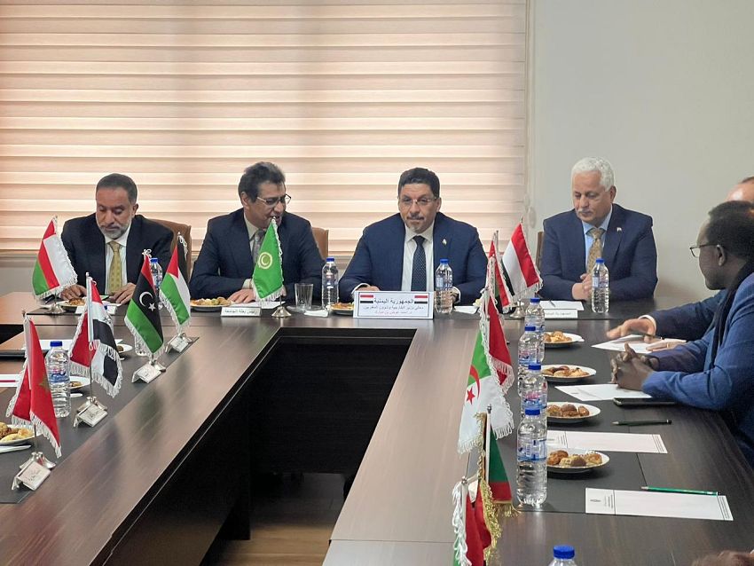 وزير الخارجية يناقش مع رئيس بعثة جامعة الدول العربية في أنقرة تطورات الأوضاع باليمن