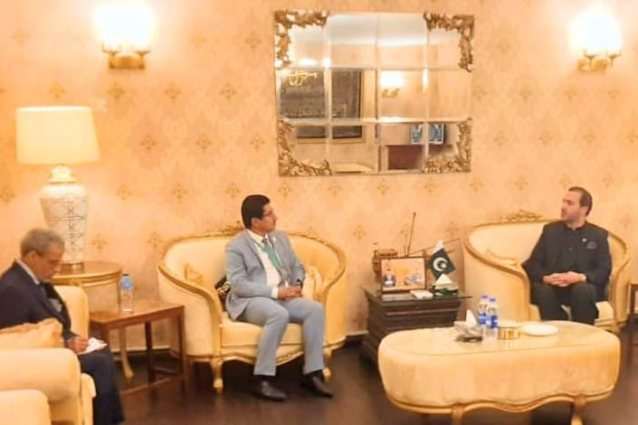 وكيل وزارة الخارجية يلتقي نائب رئيس مجلس الشيوخ الباكستاني
