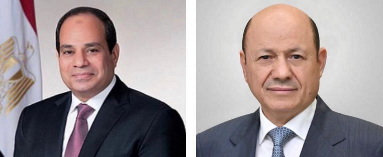 الرئيس العليمي يتلقى برقية تهنئة من أخيه الرئيس السيسي بمناسبة العيد الوطني