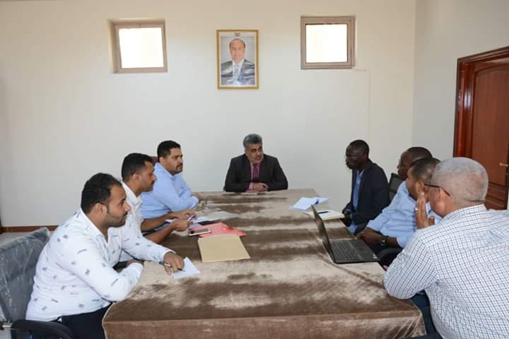 نائب وزير التخطيط يعقد عدة إجتماعات ولقاءات  بشأن الإحتياجات الأولية والأمن الغذائي