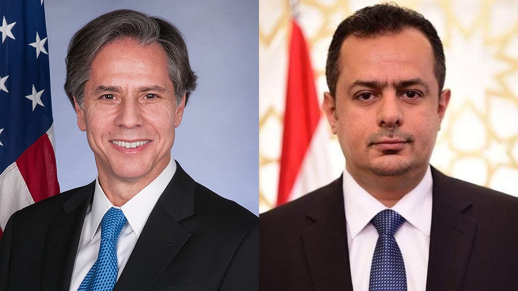 رئيس الوزراء يتلقى اتصال هاتفي من وزير الخارجية الأمريكي