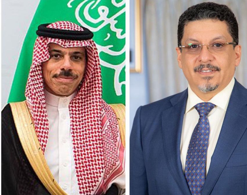 وزير الخارجية يبحث مع نظيره السعودي تداعيات الهجمات الإرهابية الحوثية على موانئ النفط