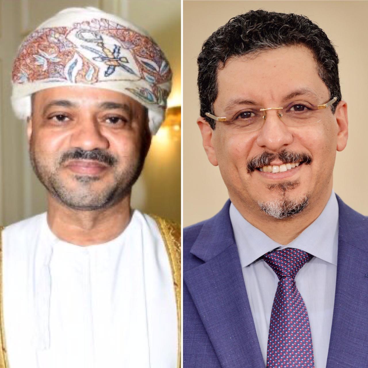 وزير الخارجية يبحث مع نظيره العماني سبل تعزيز وتطوير العلاقات الثنائية بين البلدين