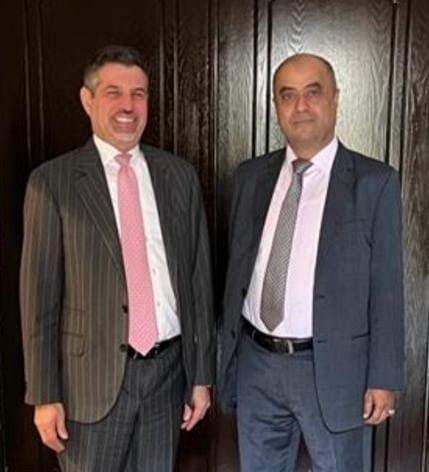 وزير المالية يبحث مع السفير الأمريكي دعم الإصلاحات ومواجهة تحديات الحرب