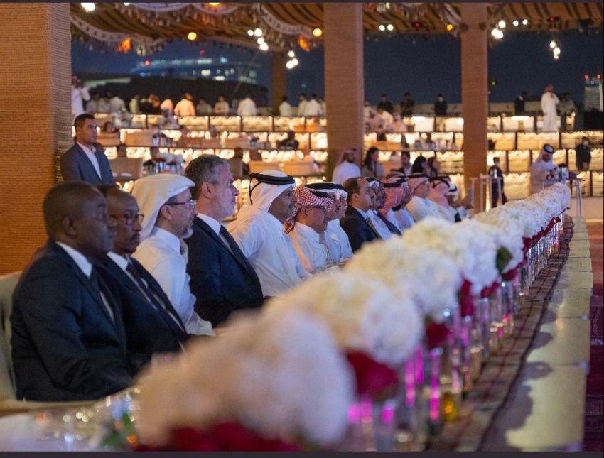 الارياني يشارك في حفل إعلان الدوحة عاصمة للسياحة العربية 2023