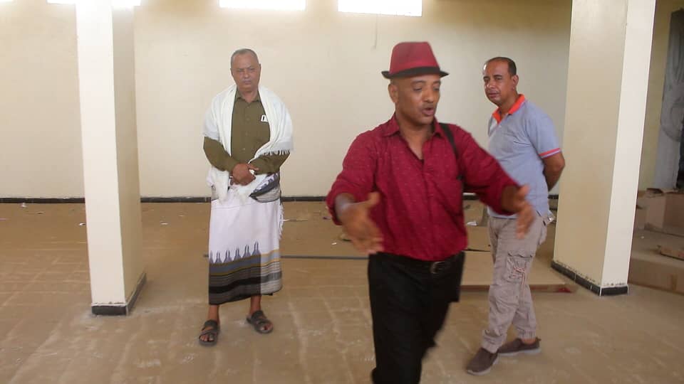 الوكيل الجحما يزور مبنى مشروع إنشاء استوديوهات الإنتاج الإعلامي بمحافظة أبين
