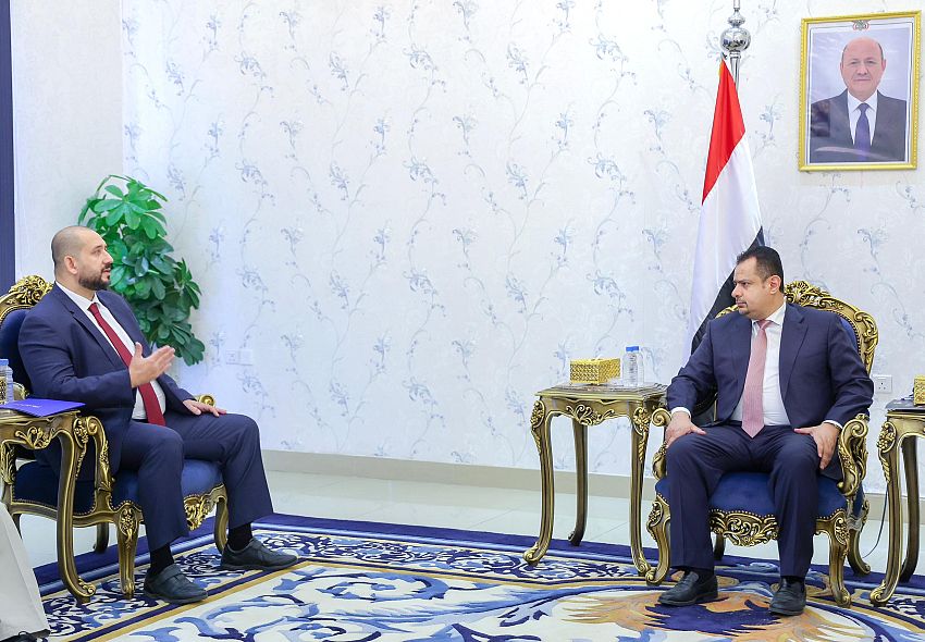 رئيس الوزراء يستقبل المدير الإقليمي لمنظمة الهجرة الدولية ويؤكد قيام اليمن بواجبها الإنساني تجاه اللاجئين