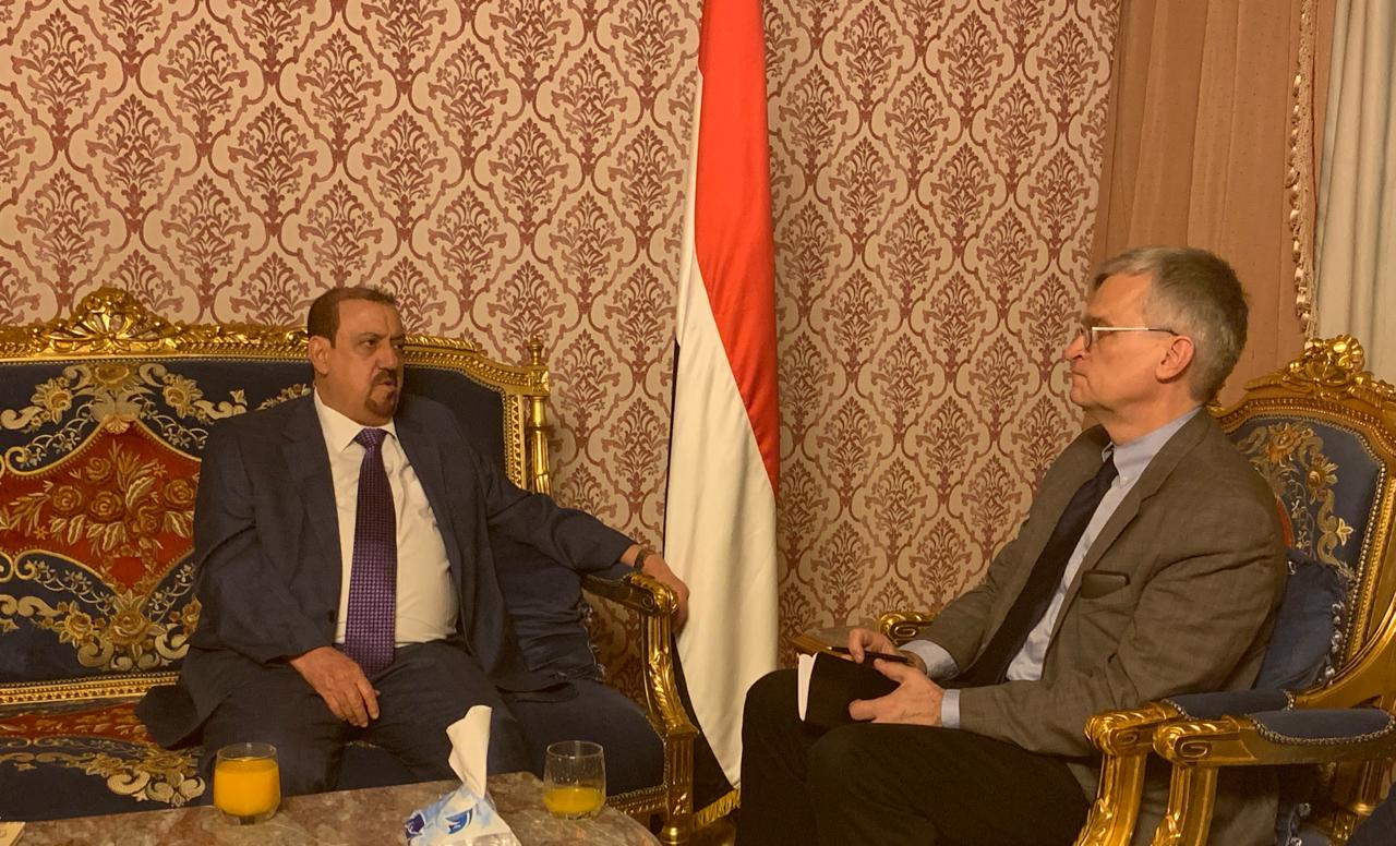 رئيس مجلس النواب يناقش مع المبعوث السويدي جهود بناء السلام ودعم مؤسسات الدولة