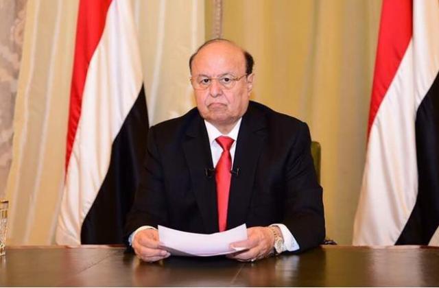 عاجل: الرئيس هادي يوجه كلمة هامة للشعب اليمني 