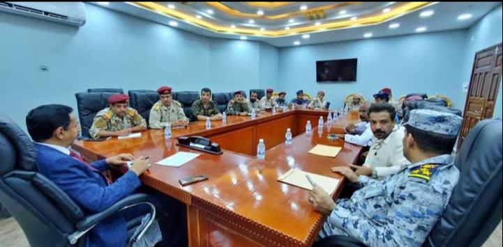 امنية شبوة تناقش خطة عملها خلال ايام عيد الاضحى المبارك