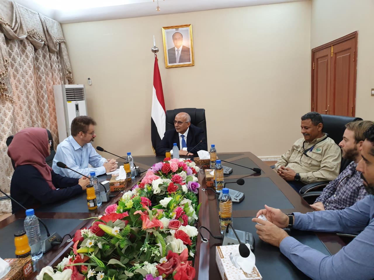 فتح يبحث مع منظمتي ادرأ والرؤية العالميتين خطط التدخل الإنساني خلال العام القادم
