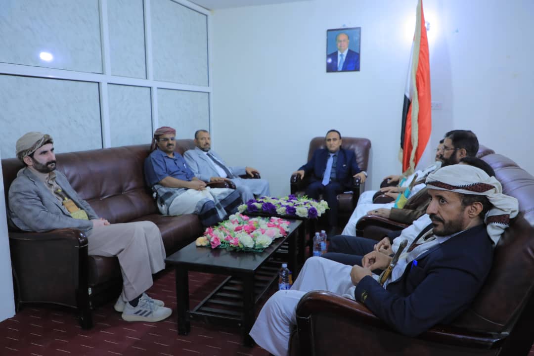 نائب رئيس مجلس الشورى يلتقي محافظي صنعاء وصعدة والبيضاء وريمة