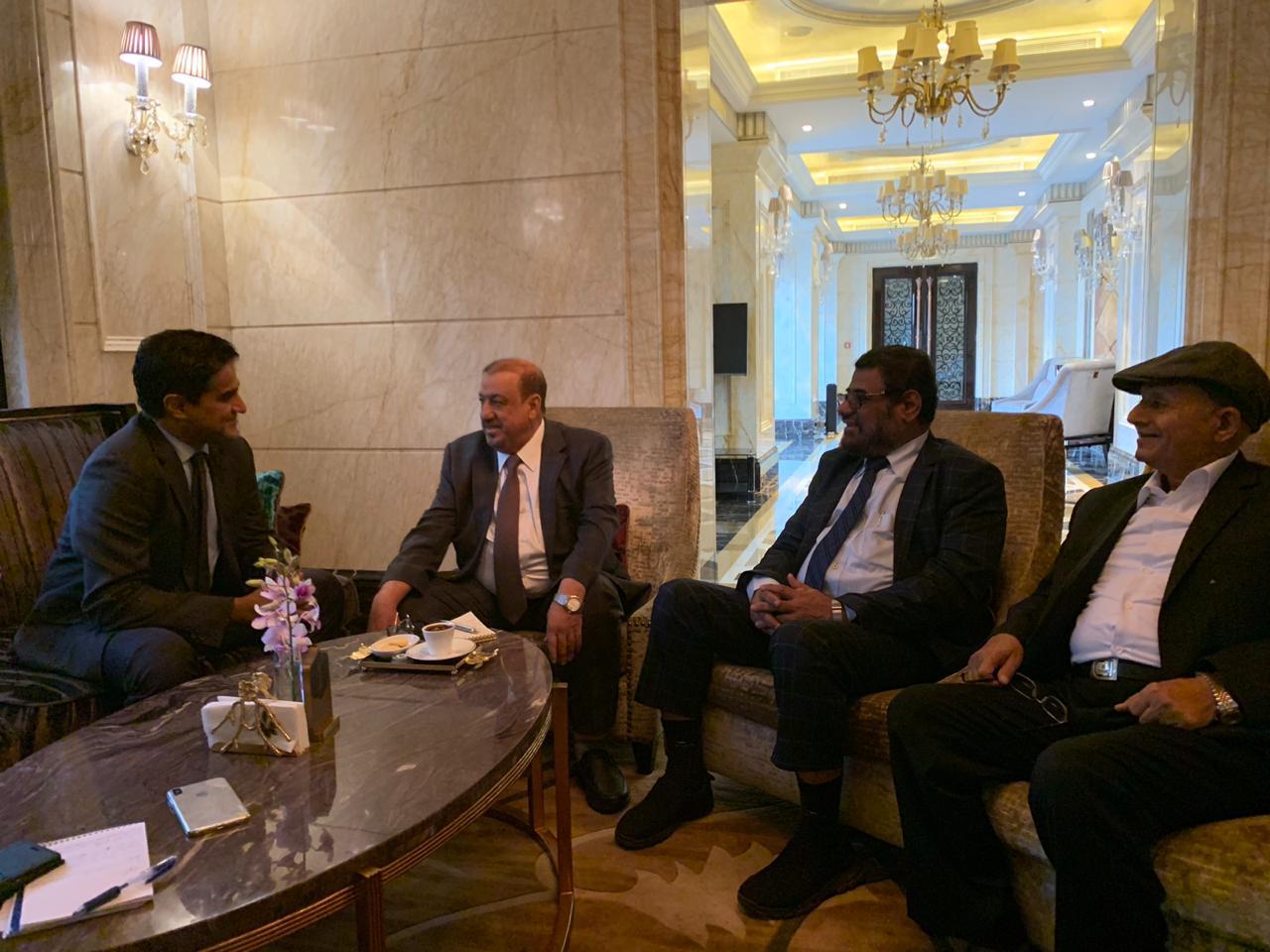 رئيس مجلس النواب يلتقي القائم بأعمال السفارة الامريكية لدى اليمن