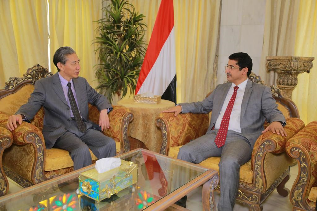 وكيل وزارة الخارجية يلتقي السفير الصيني لدى اليمن