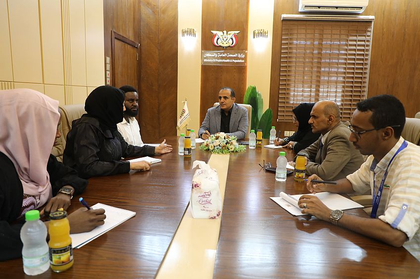 الوزير بحيبح يبحث مع منظمات دولية دعم القطاع الصحي في اليمن