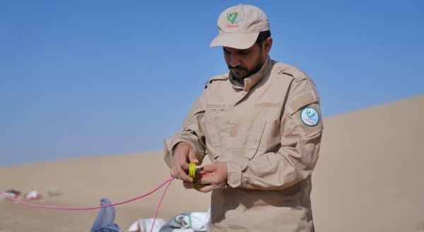 "مسام" يتلف كميات جديدة من ألغام وقذائف مليشيا الحوثي في مأرب