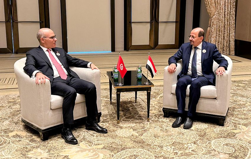 وزير الخارجية يبحث مع نظيره التونسي سبل تعزيز العلاقات الثنائية بين البلدين