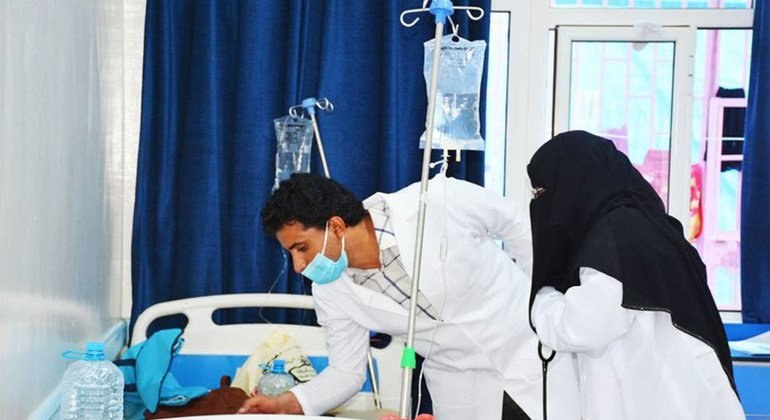 الأمم المتحدة : وفاة 160 شخصا وإصابة 40 ألفا بالكوليرا في اليمن